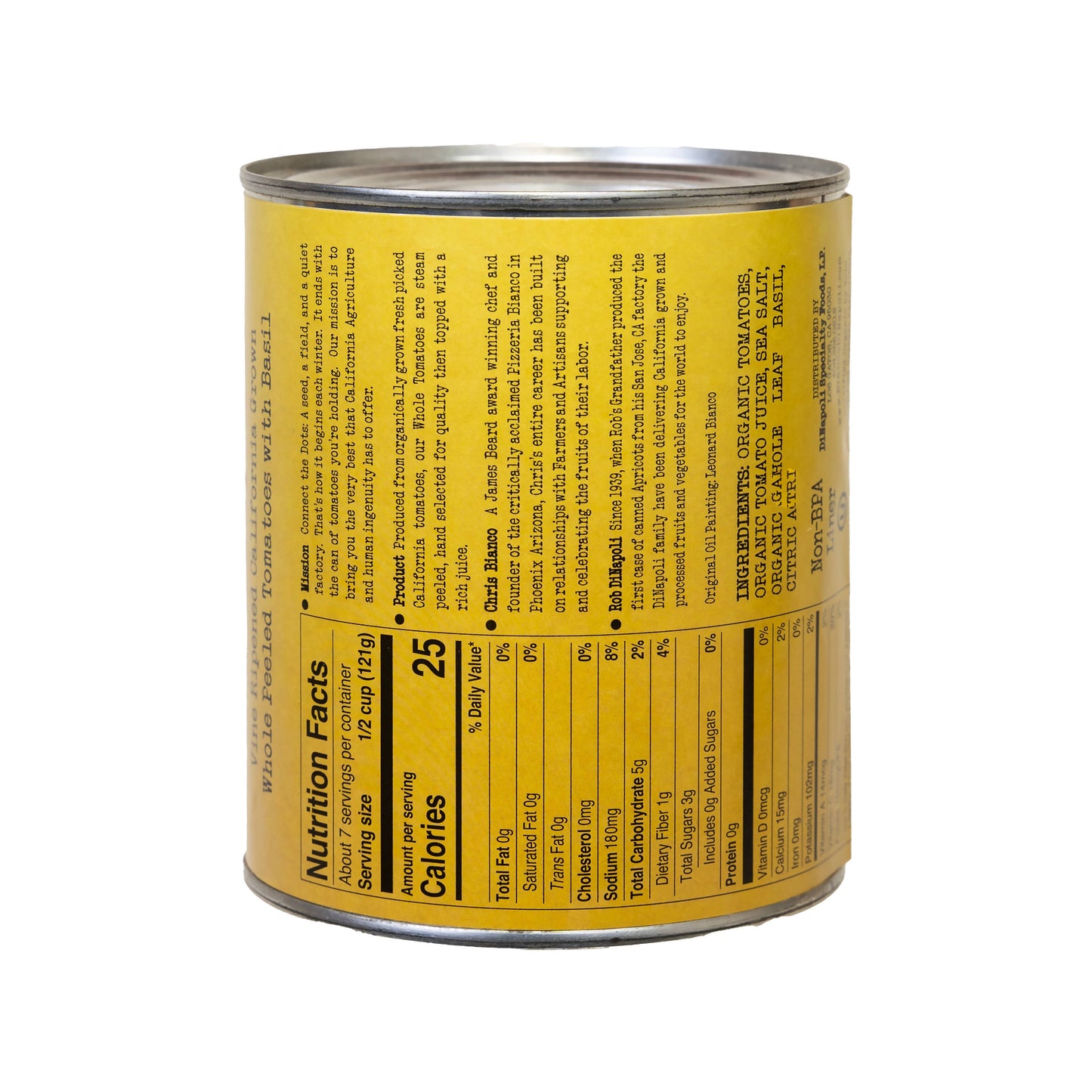 Organic Whole Peeled Tomatoes 28oz