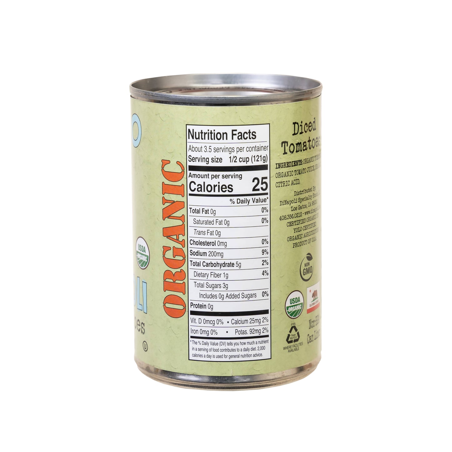 Bianco DiNapoli Organic diced tomatoes 14.5 oz