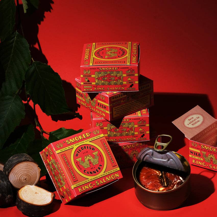 Wildfish Cannery Smoked King Salmon, 3.5oz