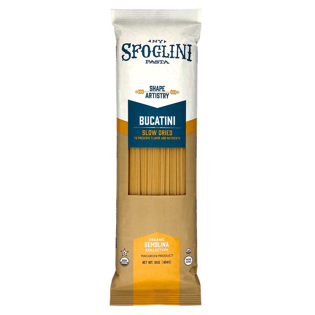 Bucatini, Organic Durum Semolina Pasta