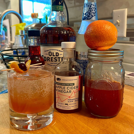 Blood Orange Shrub Cocktail