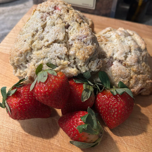 Strawberry Pecan Scones