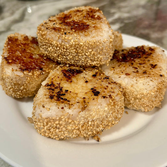 Maple Soy Glazed Salmon Onigiri