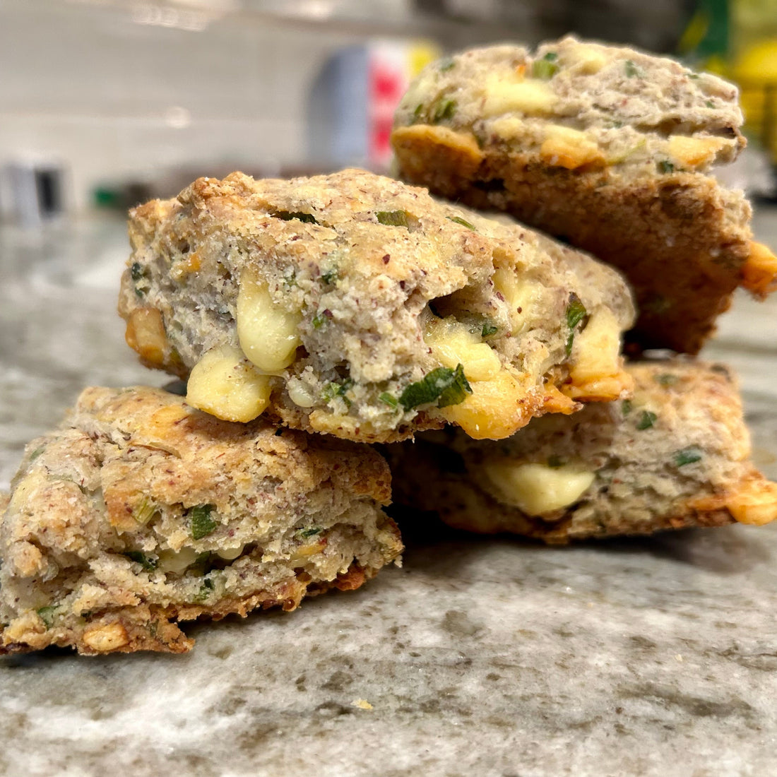 Cheddar Scallion Biscuits