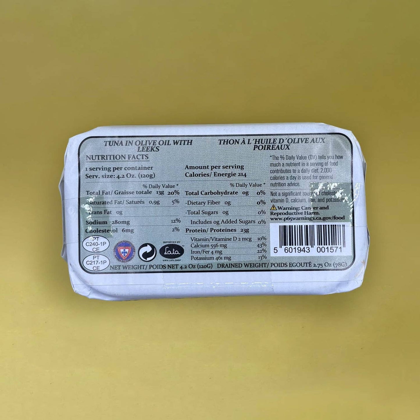 Açôr Tuna in Olive Oil with Leeks