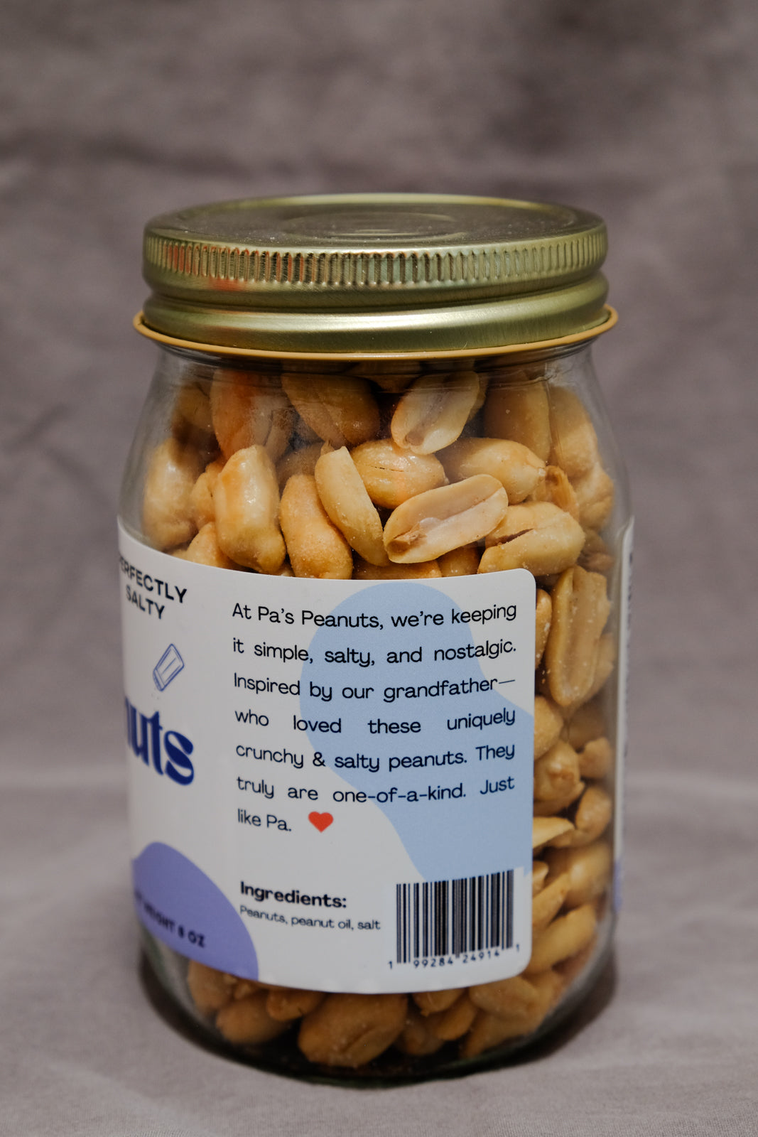 Pa's Extra Crunch Low-Sodium Peanuts