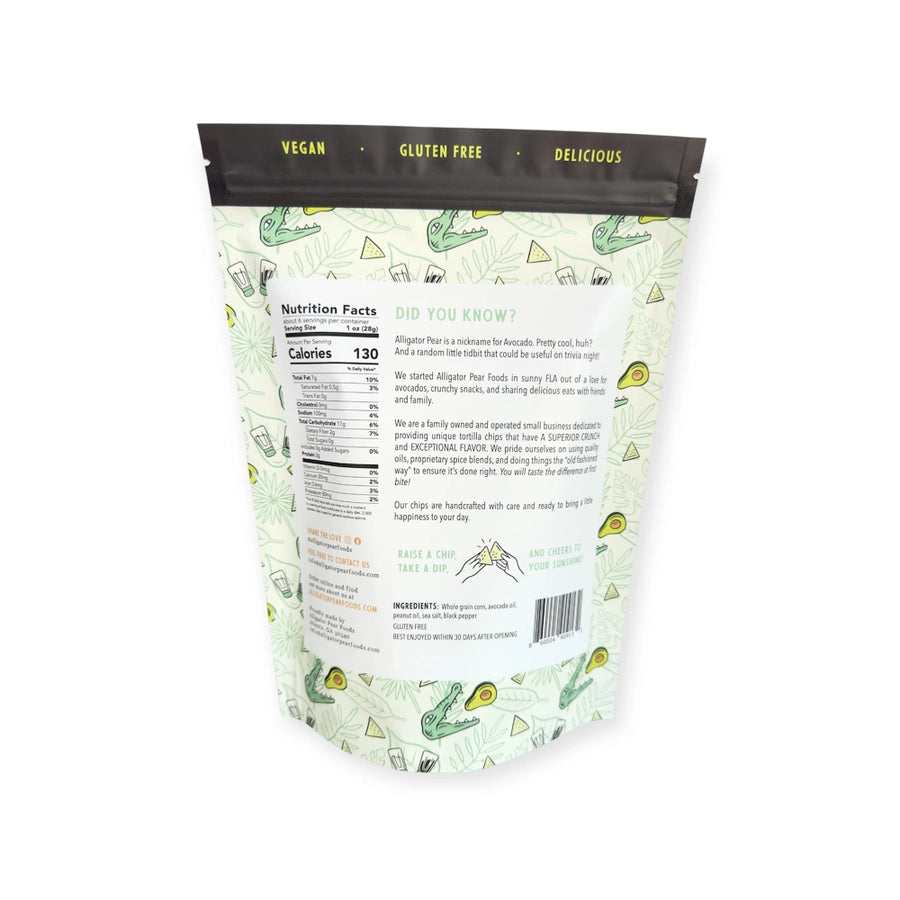 Sea Salt & Pepper Tortilla Chips - 6 oz