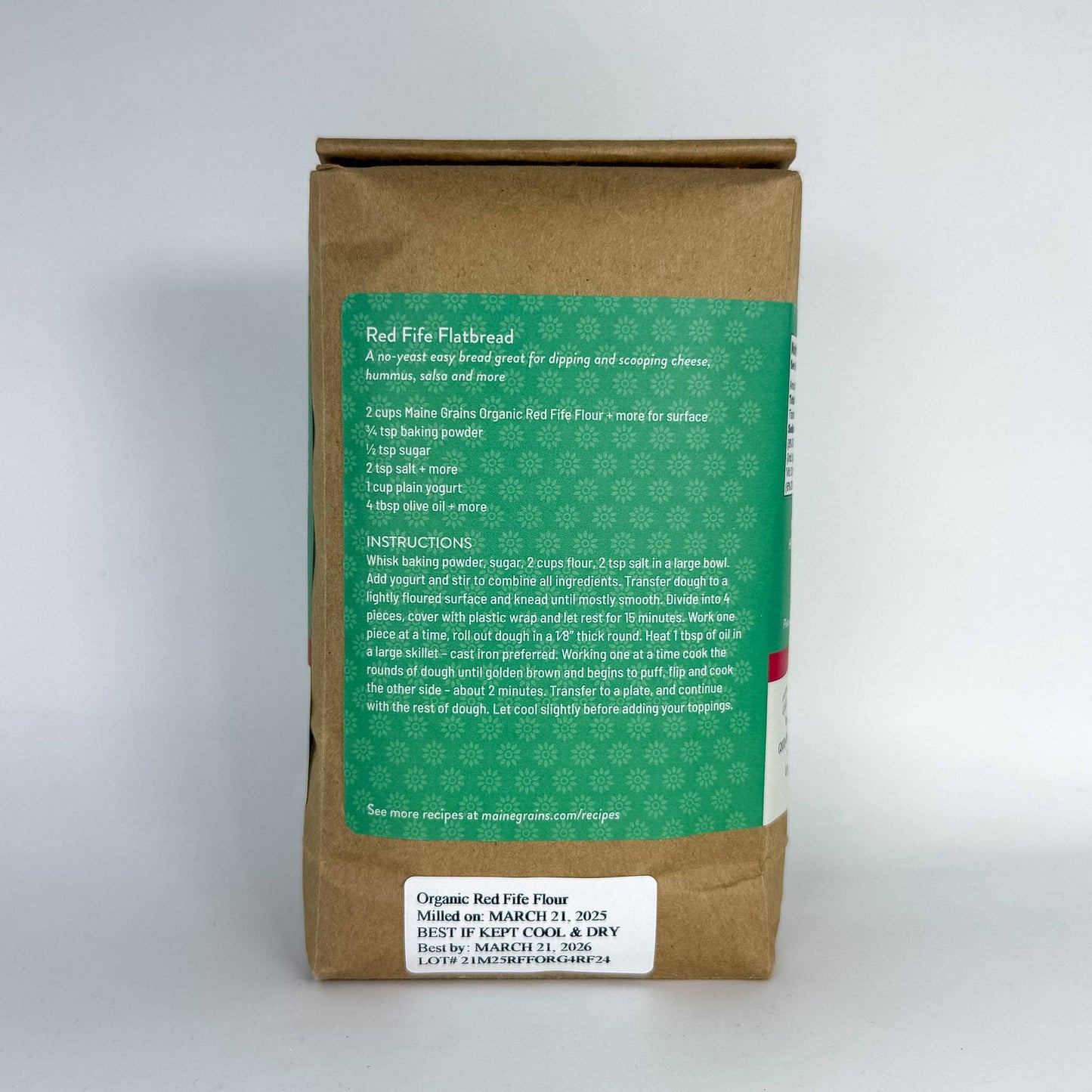 Organic Heritage Red Fife Wheat Flour