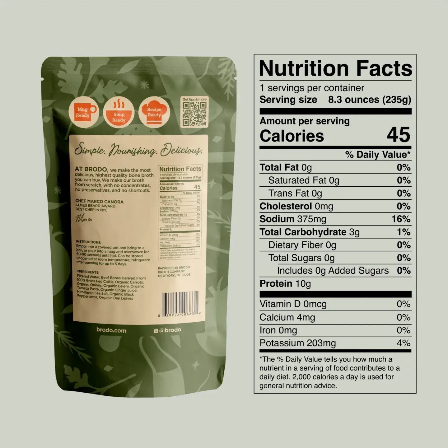 Grass-Fed Beef Bone Broth